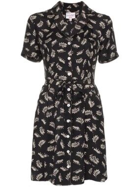 HVN Maria Belted Mini Dress